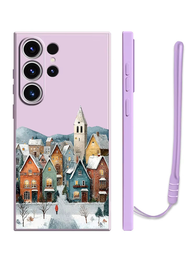 Weihnachtsmann Soft Cover Hülle für Samsung Galaxy S25 Edge S24 FE S23 S22 Ultra S21 Plus S20 Note 20 10 Ultra, Multicolor - Bild 3