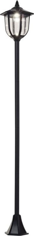 Outsunny Solar Gartenleuchte LED Gartenlaterne Schwarz Ø26,5 x H177 cm - Bild 2