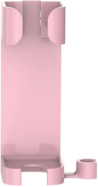 NATAWA Wandmontierter Organizer für Lockenstab und Glätteisen sowie Föhn in Pink - Bild 1