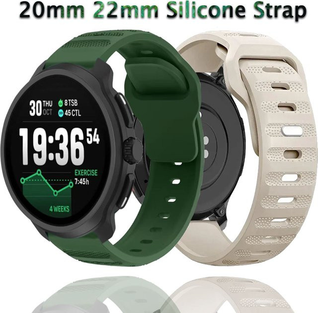 Silikonarmband, 20mm 22mm, Unisex - Bild 1