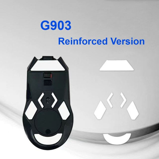 2er-Set Logitech G903 Gaming-Mausfüße mit abgerundeten Kanten als Ersatz-Pads für E-Sport - Bild 1