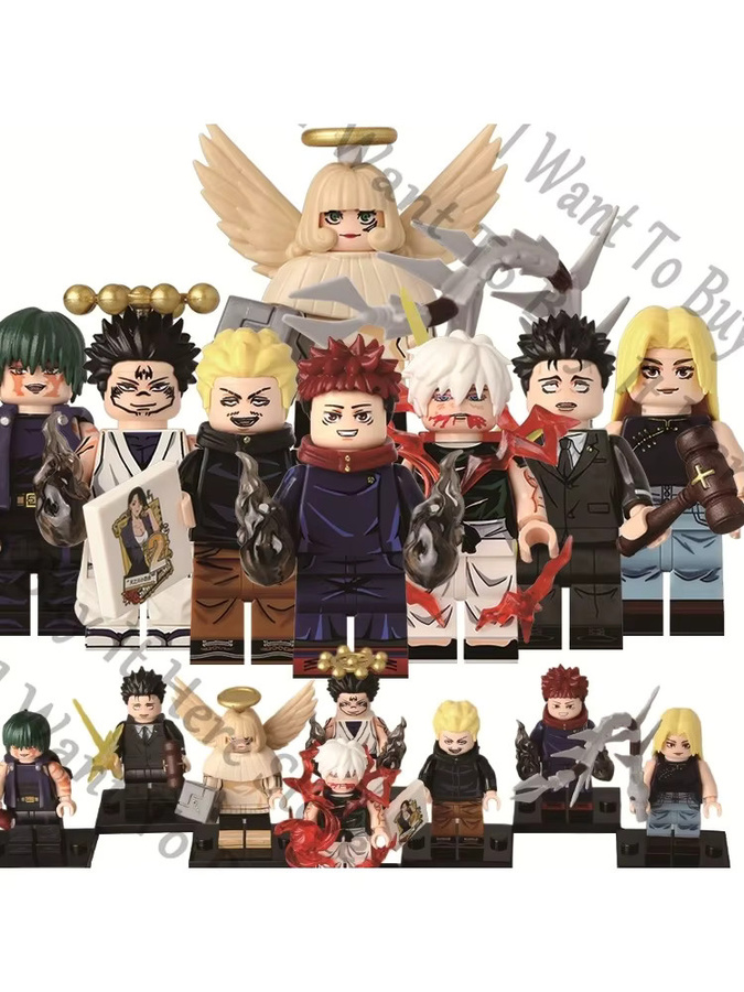 Ac Chion Toys Anime Jujutsu Kaisen Garage Kit Figuren Set Multicolor - Bild 3