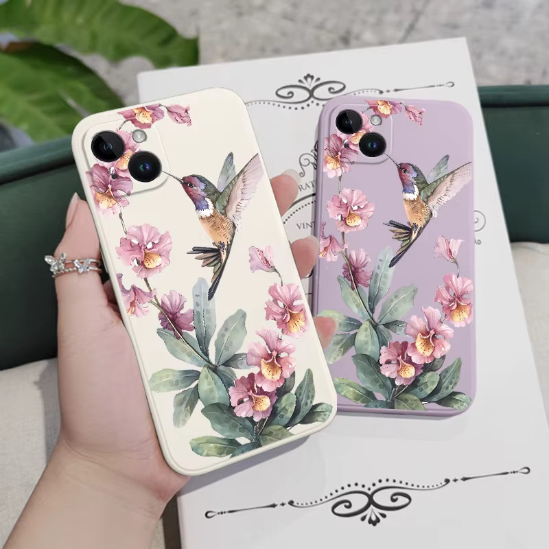 Rosa Azaleas Silikonhülle für iPhone 17 16 15 14 13 12 11 Pro Max Mini und weitere Modelle in Pink und Weiß - Bild 2