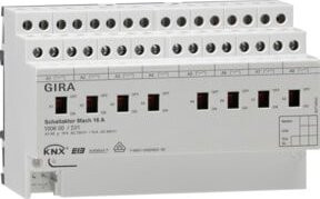 Gira Schaltaktor 8fach 16A REG 100600 Weiß für DIN-Schiene - Bild 1