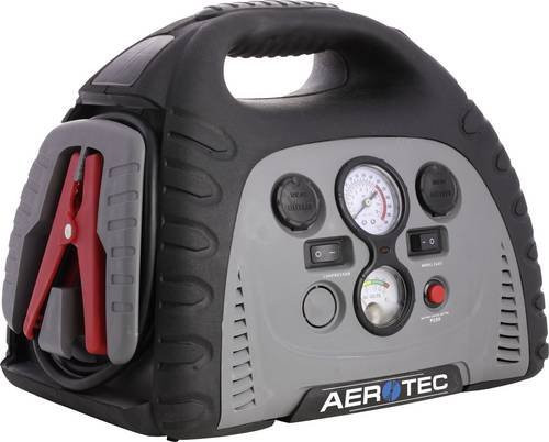 Aerotec Mobile Powerstation 400 A Schnellstartsystem in Schwarz mit Kompressor, Arbeitsleuchte und USB-C Anschlüssen - Bild 1