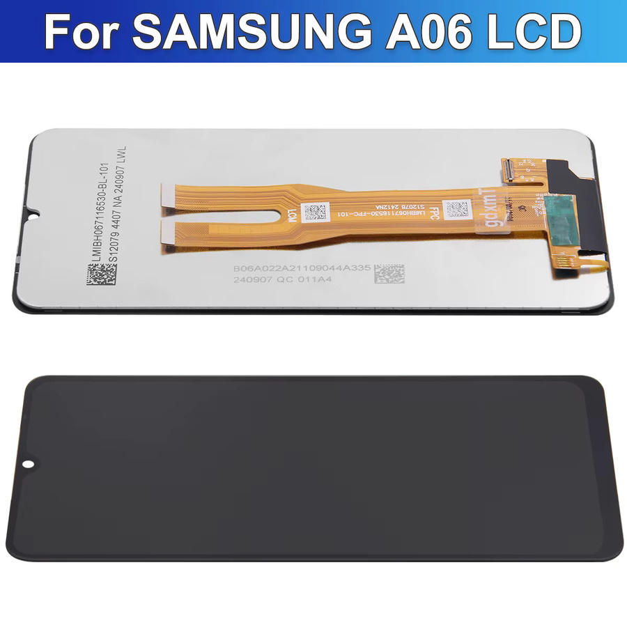 Samsung A06 Premium LCD Display mit Touch Screen Digitizer Panel in Schwarz - Bild 4