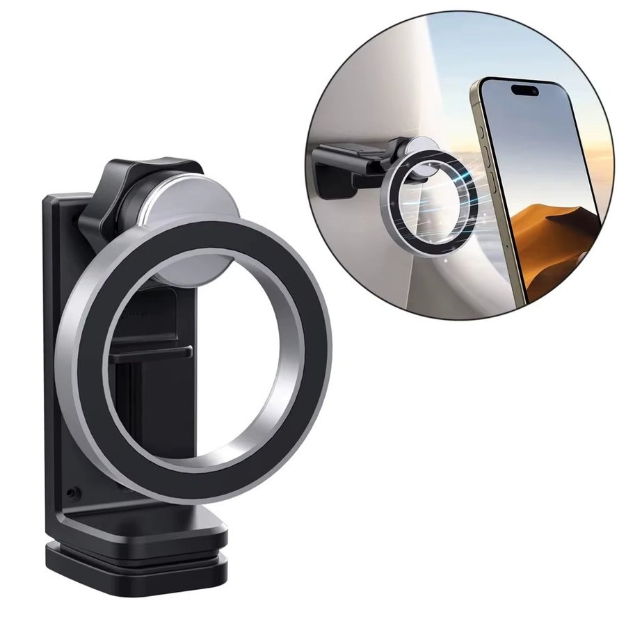 Magnetische Flugzeug-Handyhalterung für iPhone in Schwarz - Bild 3