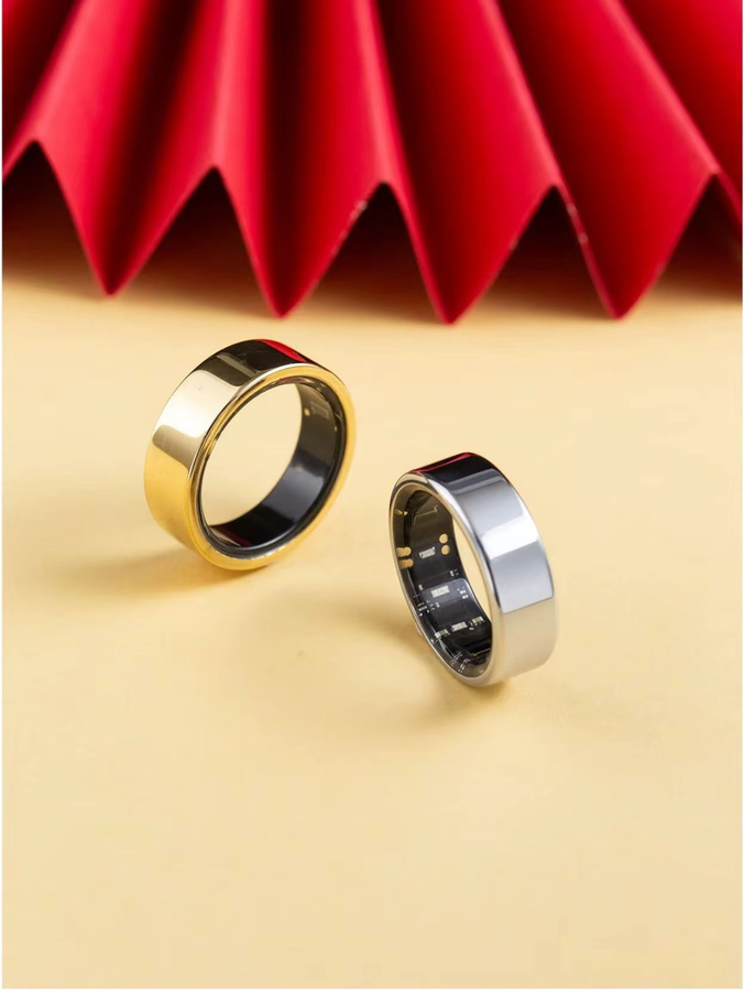 Amovan Nova Smart Ring Unisex in Schwarz mit GPS, Herzfrequenz-, Blutsauerstoff-, Schlaf- und Temperaturüberwachung - Bild 2