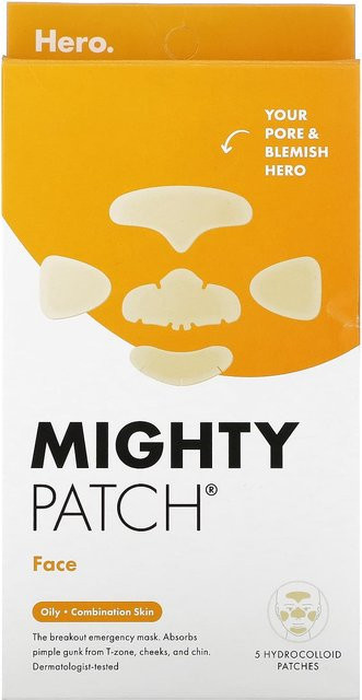Hero Cosmetics Mighty Patch Gesichtspflaster, Hydrokolloid, für fettige und Mischhaut - Bild 1