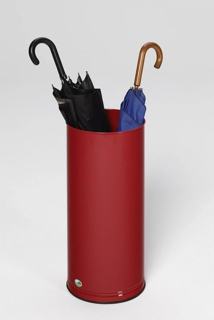 PROREGAL Dekorativer Schirmständer aus verzinktem Stahl in Rot, H x B x T: 61 x 27 x 27 cm - Bild 1