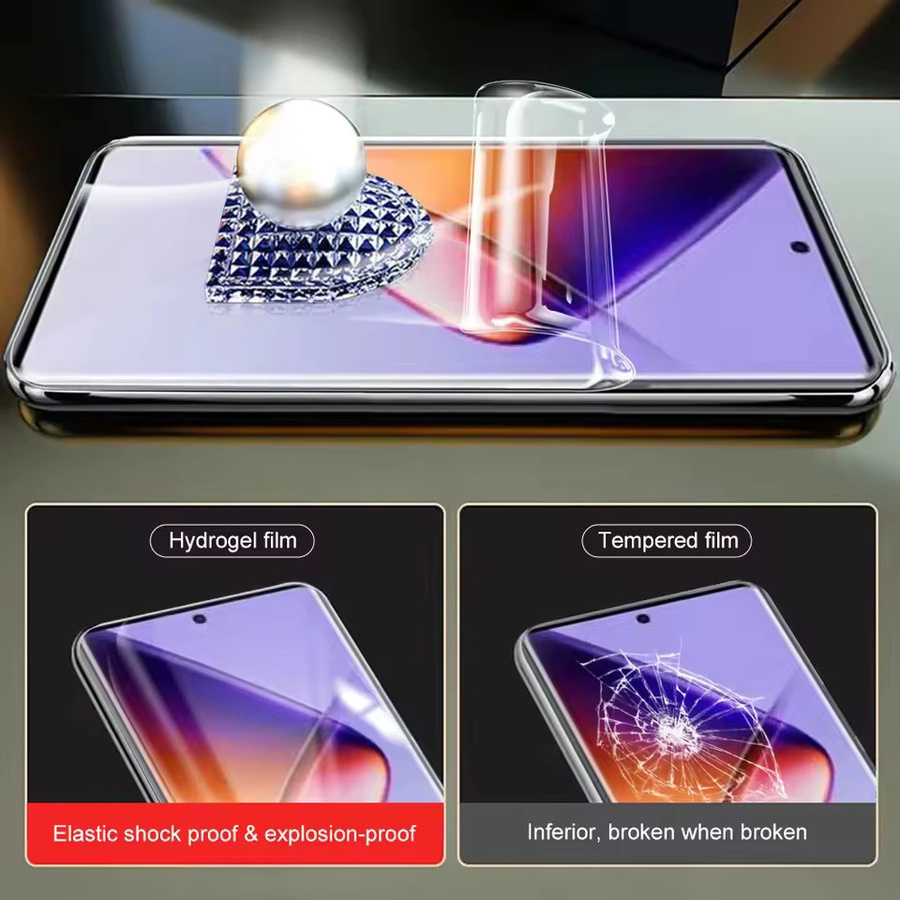 3er Pack Hydrogel Displayschutz Folie für Samsung Galaxy S25 S24 S23 S22 S21 Ultra Plus A56 A55 A54 A36 A35 A26 A25 A16 A15 5G in Transparent - Bild 5