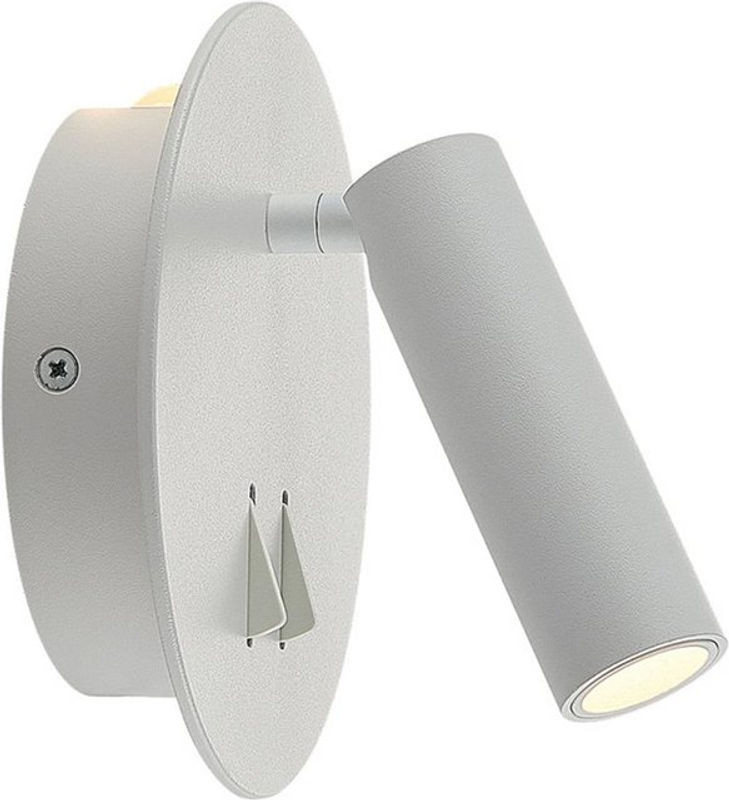 Moderne LED Wandleuchte Magya von Lucande aus Aluminium in Weiß für Wohnzimmer und Esszimmer - Bild 1