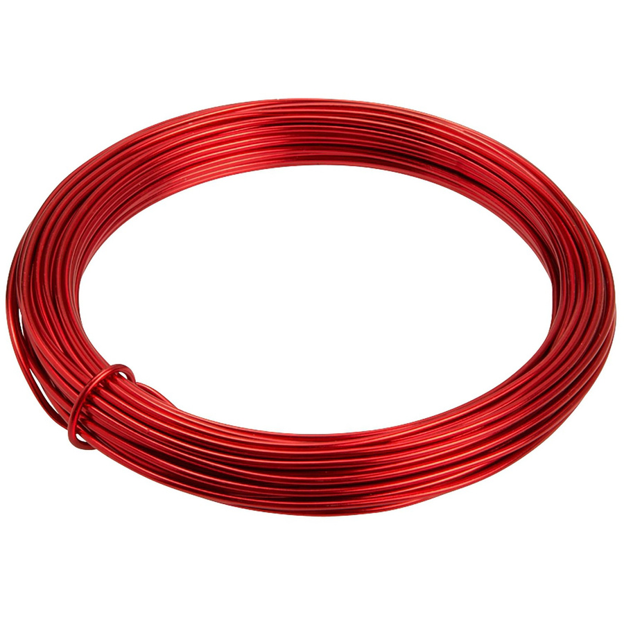 Conacord Aludraht rot, kunststoffbeschichtet, Durchmesser: 1,6 mm, Länge: 12 m - Bild 2
