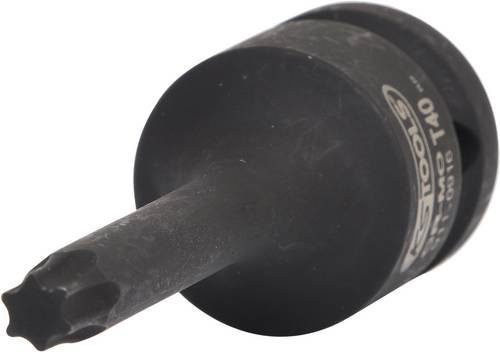 KS Tools Kraft-Bit-Stecknuss Torx T40 lang 1/2" aus Edelstahl schwarz - Bild 1