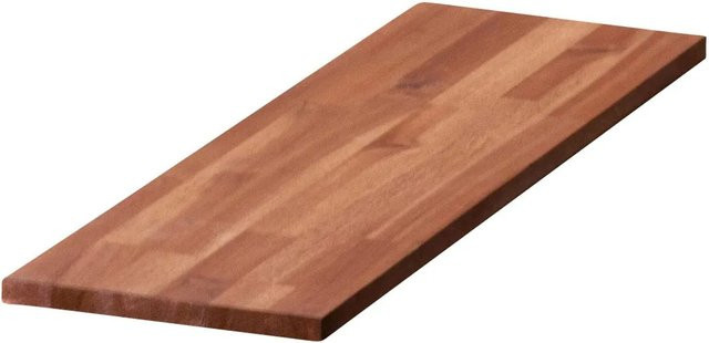 OBI Leimholz Akazie in Braun, B/H/T: 200 x 20 x 1,8 cm - Bild 1