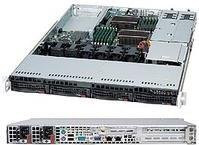 Supermicro SC815 TQC-R706WB2 Rack-Gehäuse 1U in Schwarz mit Hot-Swap SATA/SAS und 750 Watt Netzteil - Bild 1