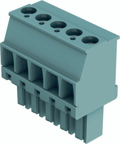 HARTING Leiterplattensteckverbinder 14310515401000 mit 1 Reihe in Blau aus Messing - Bild 1