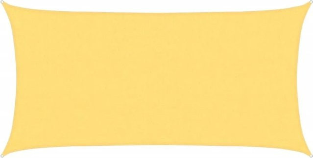 Furnicato Sonnensegel aus HDPE in Beige, rechteckig, B: 400 cm, T: 200 cm mit 90% UV-Schutz - Bild 1