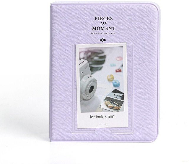 KTY Sammelalbum für Fujifilm Instax Mini 12/11/9 Fotoalbum in Violett - Bild 1