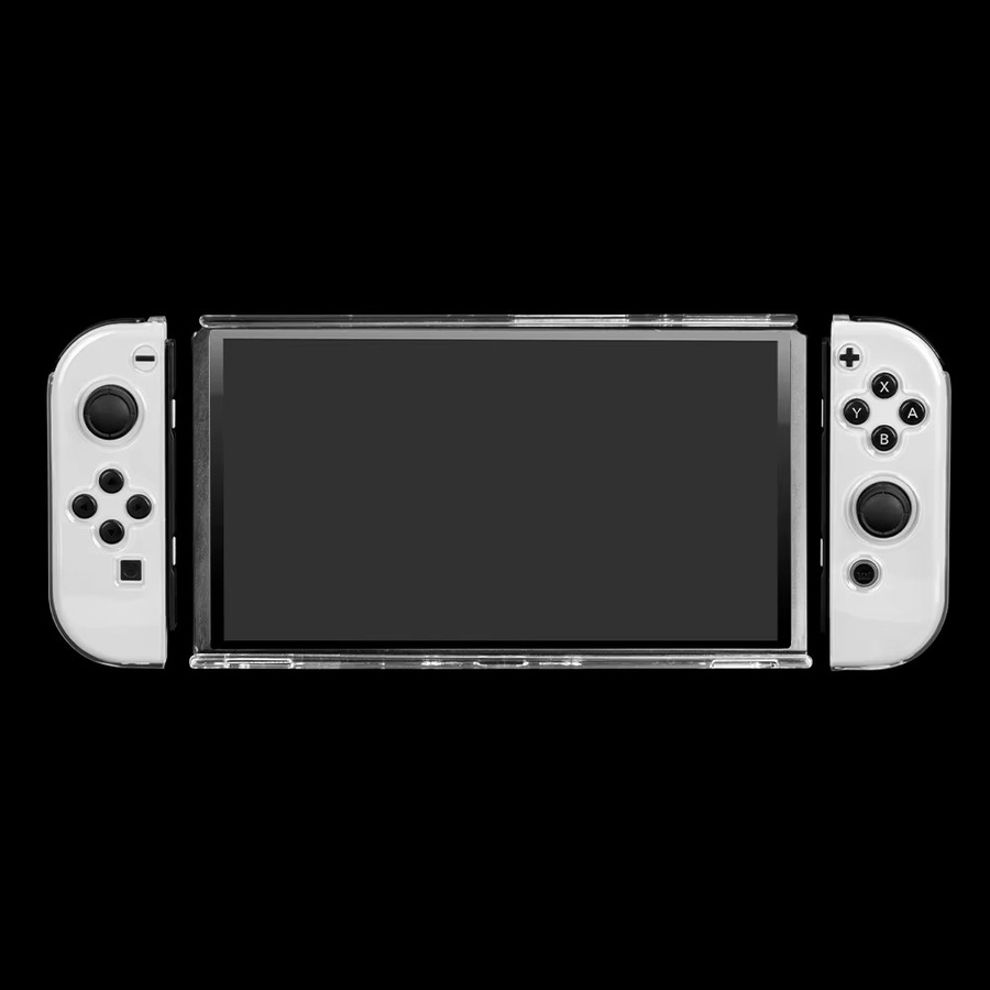 Schutzhülle für Nintendo Switch OLED und Joy-Con in Weiß und Transparent - Bild 2