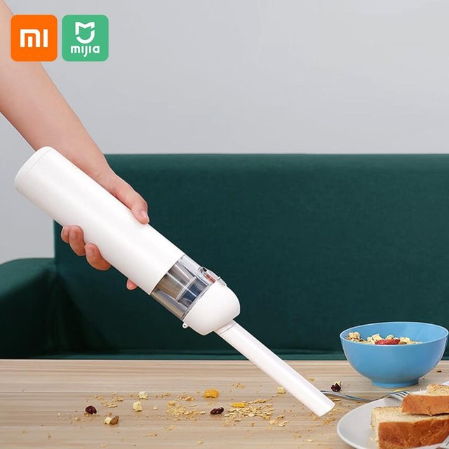 Xiaomi Mijia tragbarer Staubsauger mit waschbarem Filter in Weiß - Bild 1