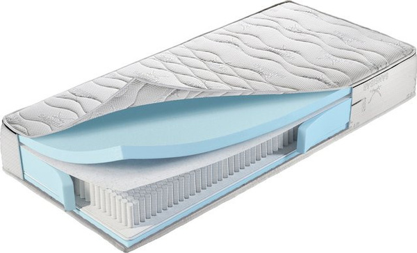 Taschenfederkernmatratze SANSIBAR TONDERN H2 mit Wellen-Steppung, B/T: 100 x 200 cm