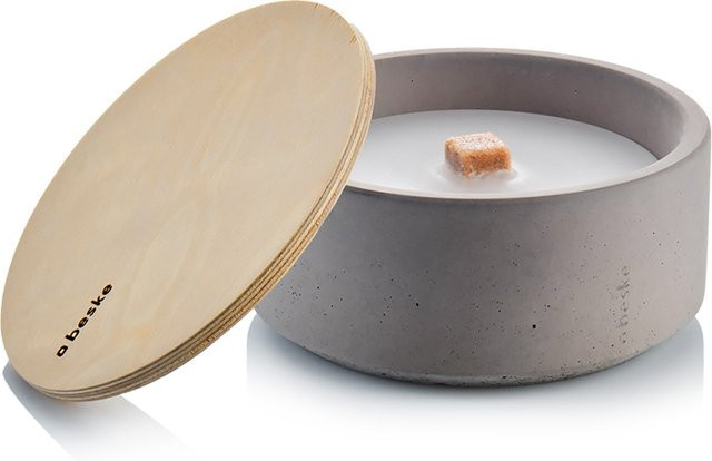 Beske-Manufaktur Betonfeuer SUMA Tischfeuer aus Beton, Durchmesser: 19 cm - Bild 1