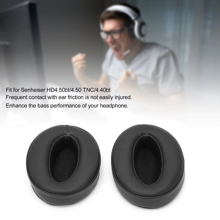 Sennheiser Ersatz-Ohrpolster in Schwarz für HD4.50bt, HD4.50 TNC und HD4.40bt Kopfhörer - Bild 3