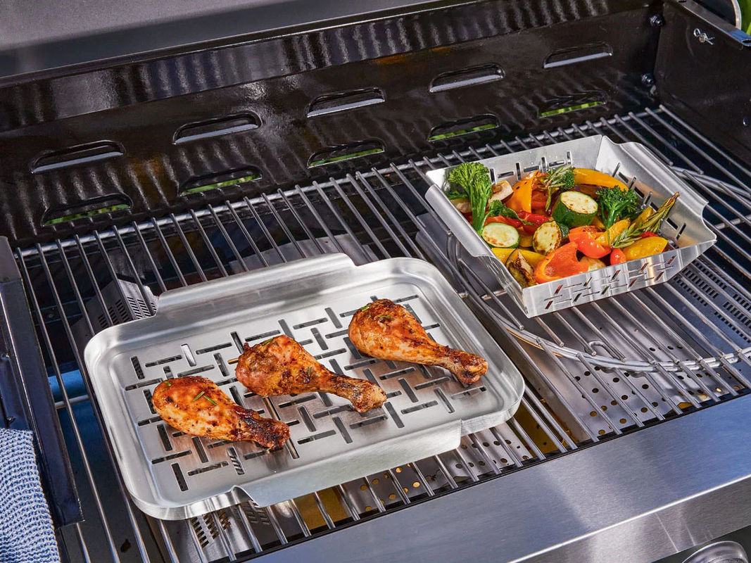 GRILLMEISTER Grillplatten 2er-Set klein - Bild 2