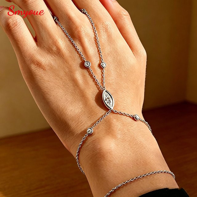 Smyoue Armband, 925 Silber, Moissanit, Damen, 14–19 cm - Bild 1