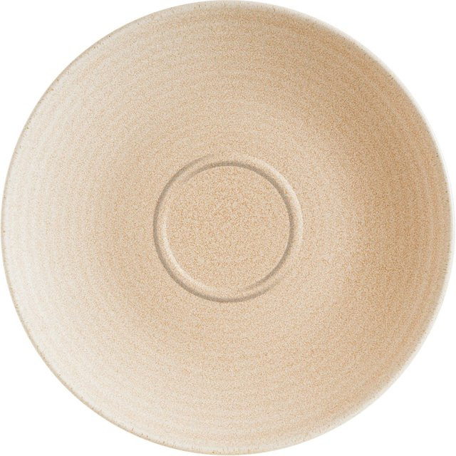 Bonna Espresso Untertasse Mirage Ripple aus Porzellan, beige, 6er Pack, Ø: 13 cm, H: 2 cm - Bild 1