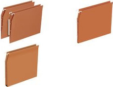 ELBA Hängemappe DEFI FLEX für Schränke, Orange, Kraftkarton 230 g/m2, Lochabstand: 330 mm - Bild 1