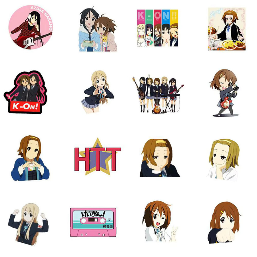 Bandai K-ON Anime-Aufkleber, Zubehör, Bunt / Mehrfarbig - Bild 3