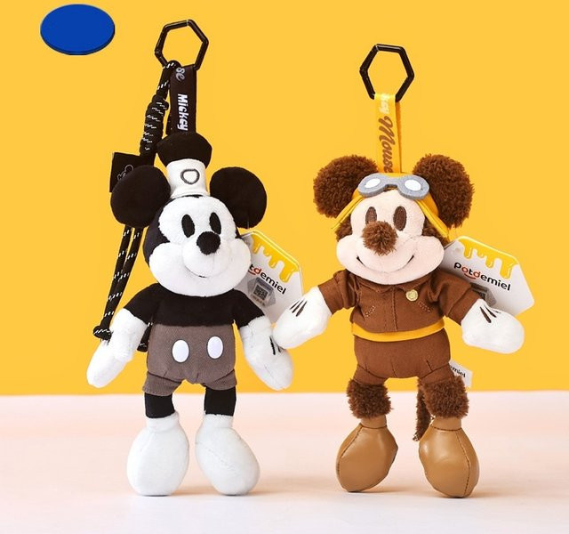 Potdemiel Disney Micky Maus Plüschpuppen Schlüsselanhänger, Bunt / Mehrfarbig - Bild 1
