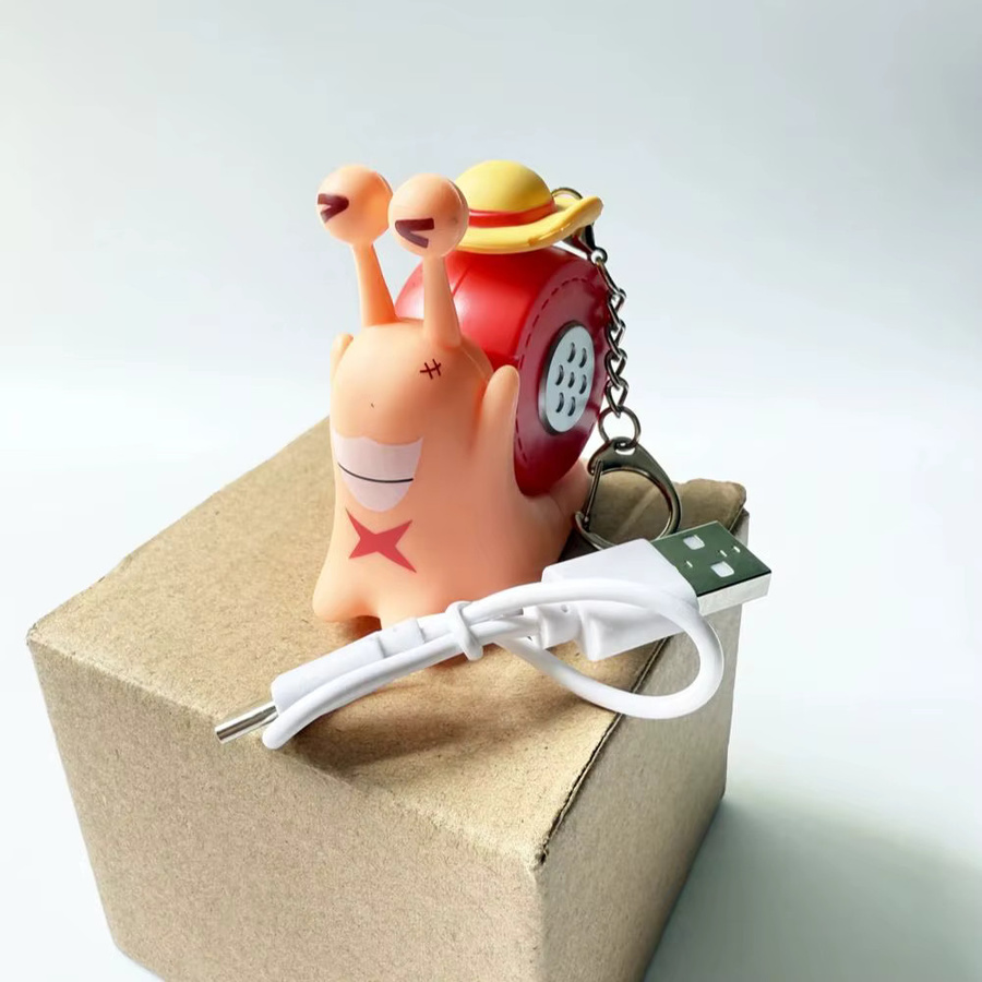 Bandai One Piece Cartoon-Schneckenförmiges Telefon, mit Ton- und Aufnahmefunktion - Bild 2