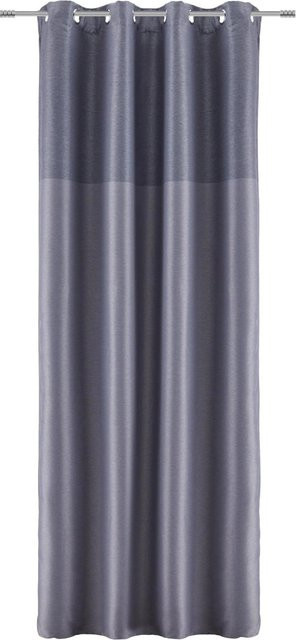 Modern Living Ösenvorhang Lars Blackout in Grau, 2 Stück, B: 140 cm, H: 245 cm - Bild 1