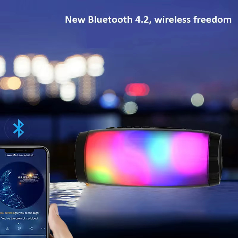 T&G Outdoor Bluetooth Lautsprecher mit FM Radio und Bass-Subwoofer in Blau - Bild 2
