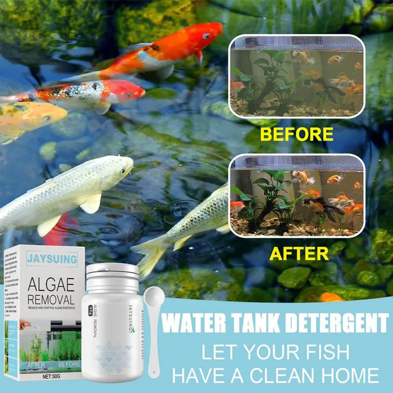 Jaysuing Algen- und Moosentferner für Teich und Aquarium zur Wasserreinigung - Bild 4