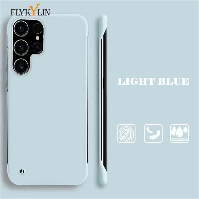 Ultradünne Rahmenlose Handyhülle aus mattem PC für Samsung Galaxy A73 A55 A54 A53 A52 A51 A34 A33 A32 A31 A24 A23 in Multicolor - Bild 1
