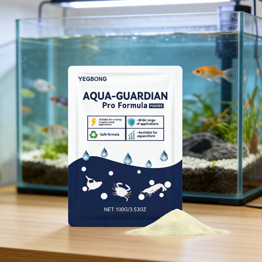 YEGBONG Wasserklärer-Pulver für Süßwasser-Aquarien und Fischteiche, 100g - Bild 4