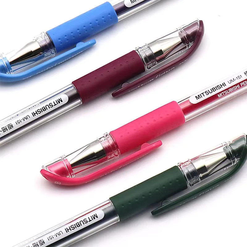 Uniball Signature Kugelschreiber UM-151 Farbgelstifte in 15 Farben mit 0,38 mm Stiftstärke - Bild 3