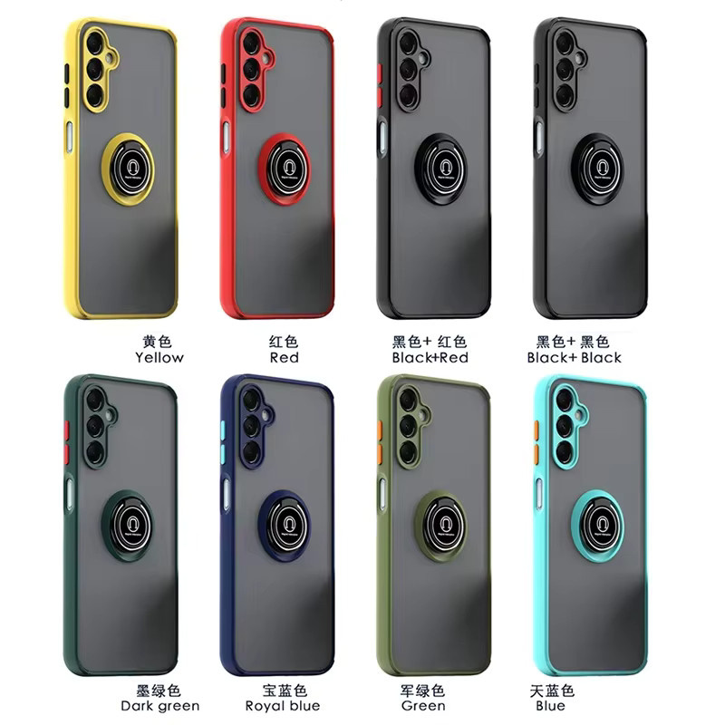 Samsung Handyhülle mit Ring-Ständer und Stoßschutz in Rot für A56 A55 A35 A14 A15 A25 A05S A24 A34 A04S A13 A33 A52S A32 A54 A53 A73 A31 A23 - Bild 6