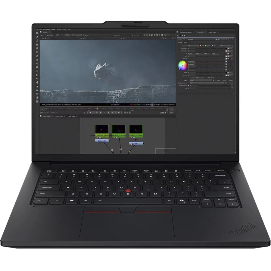 Lenovo ThinkPad P14s G7 Intel Notebook in Schwarz (21XJ005SGE) - Bild 1