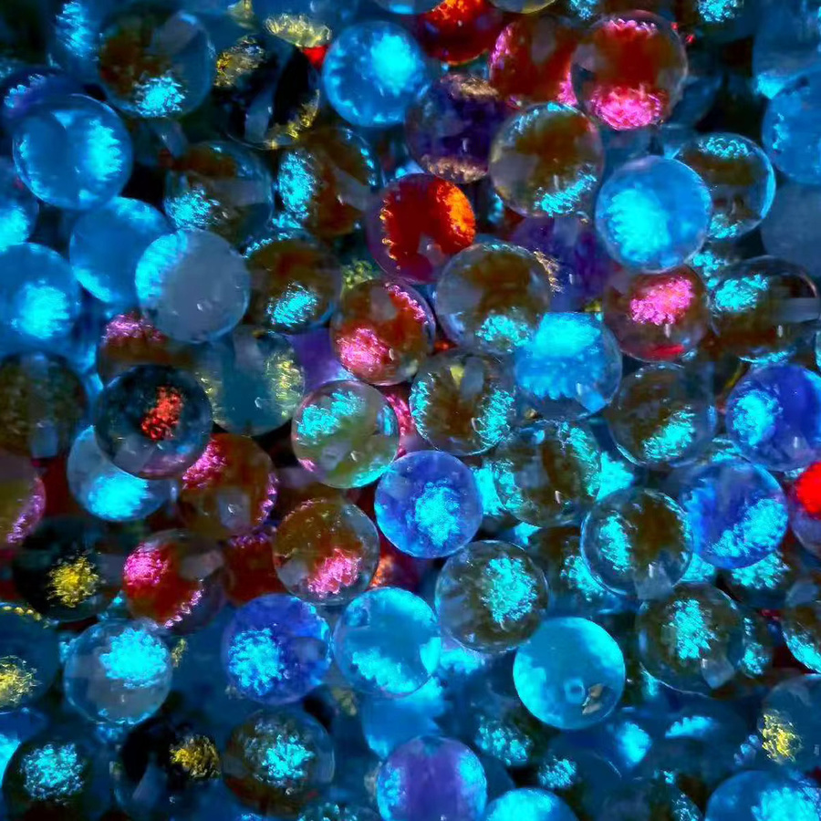 NASSBORO Perlen, Acryl, Gänseblümchen, Bunt, 16 mm - Bild 3