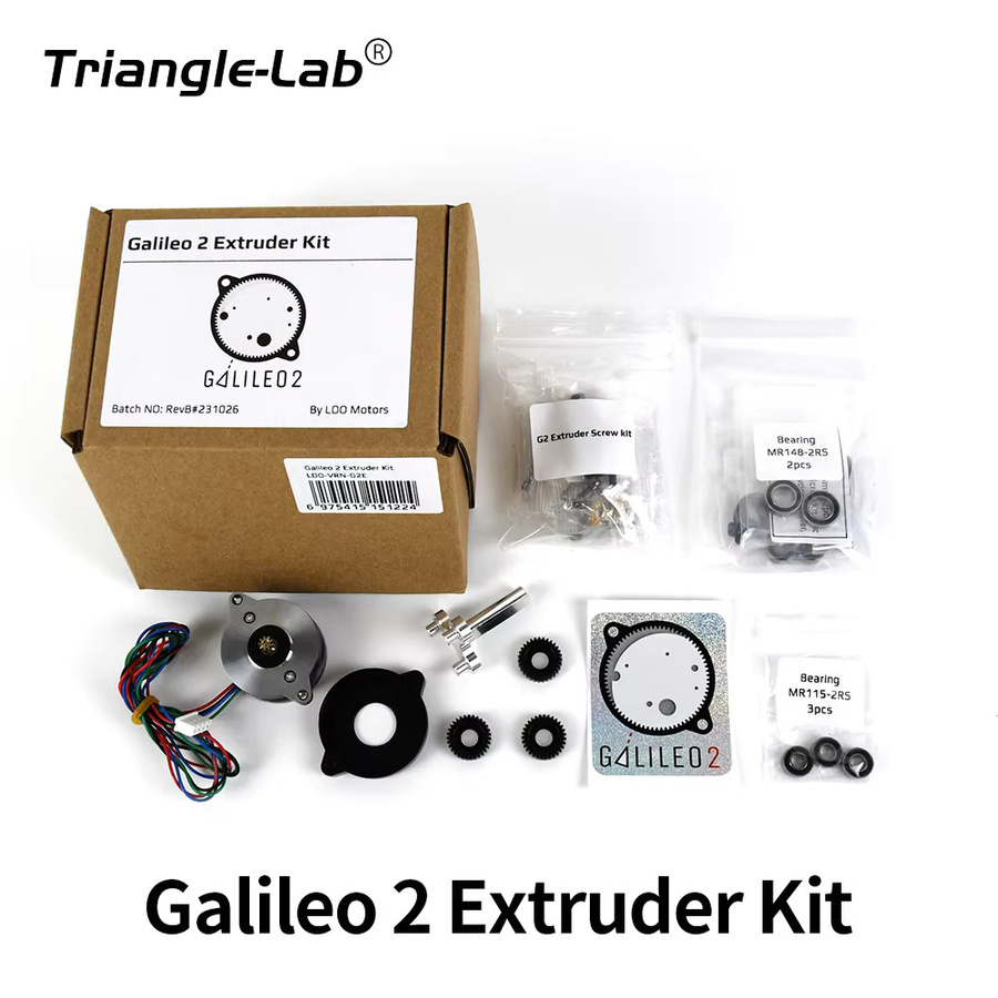 Trianglelab REVC LDO Galileo 2 Direktantriebsextruder mit 9:1 Zahnverhältnis für VORON Stealthburner und Afterburner, Schwarz - Bild 3