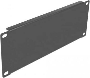 Delock 66661 Netzwerkschrank-Blindabdeckung 10 Zoll in Schwarz - Bild 1