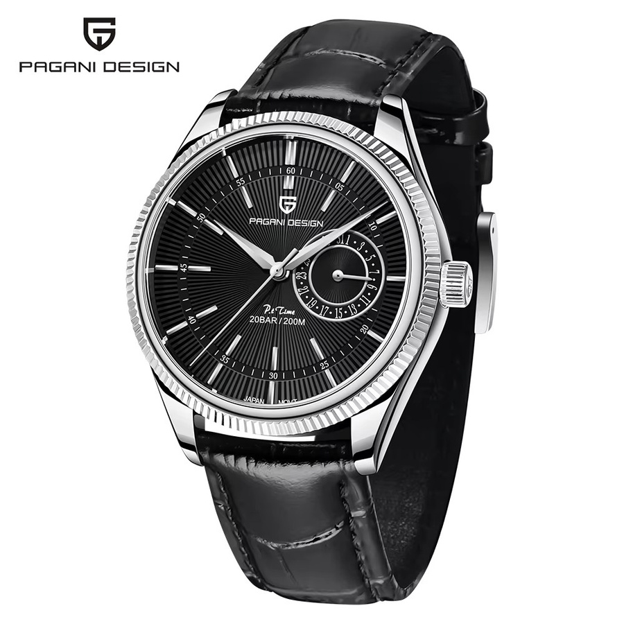 PAGANI DESIGN Armbanduhr, Quarz, Edelstahl, Saphirglas, 40 mm, Herren - Bild 6
