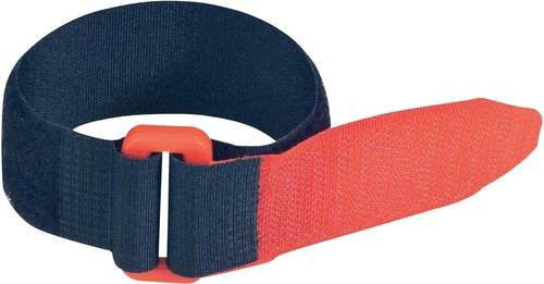 FASTECH F101-25-300-5 Klettband mit Gurt, Haft- und Flauschteil, Schwarz-Rot, Länge: 300 mm, Breite: 25 mm, 5 Stück - Bild 1