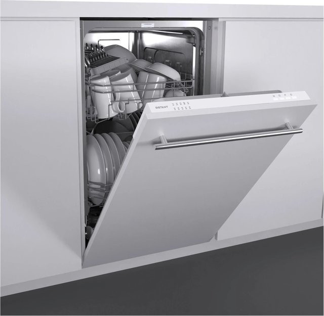 Sistant Geschirrspüler GS4503 vollintegriert in Weiß mit Aquastop und Zeitvorwahl - Bild 1