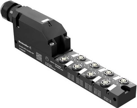 Weidmüller SAI-08Z-VPPP-4A-M08L-PNP 2818990000 Sensor/Aktorbox passiv PROFIBUS-DP M8 in Schwarz - Bild 1